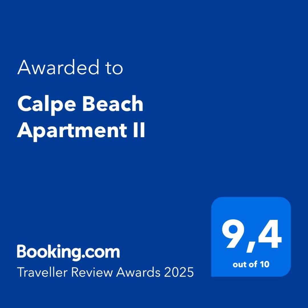 Calpe Beach Apartment II Turquesa Beach Ifach Luaran gambar